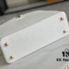 Top Grade Full Set Packaging [Premium Original Leather M55832 Medium Size White with Gold Hardware]