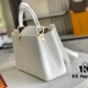 Top Grade Full Set Packaging [Premium Original Leather M55832 Medium Size White with Gold Hardware]