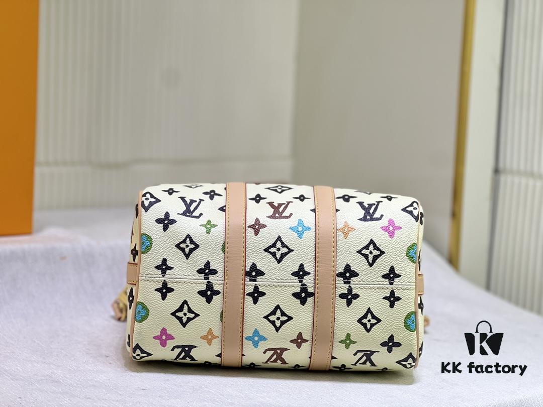 M24424 M24849 Monogram Eclipse Reverse Denim Keepall 25 Bag