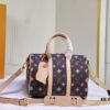 M24424 M24849 Monogram Eclipse Reverse Denim Keepall 25 Bag