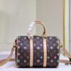 M24424 M24849 Monogram Eclipse Reverse Denim Keepall 25 Bag