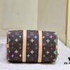 M24424 M24849 Monogram Eclipse Reverse Denim Keepall 25 Bag