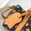69305c3ef09edb6de4c4fd57 Top Quality Replica M24849 Black and White Monogram Keepall 25 Pillow Bag