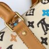 69305c3ff09edb6de4c4fd59 Top Quality Replica M24849 White Color Black Color Pillow Bag Keepall 25