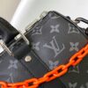 Top Quality Original M46271 Chain Black Flower [Orange with Chain] Pillow Bag