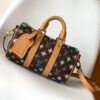 69305c4ef09edb6de4c4fd76 Top Quality Replica M24849 Black and White Monogram Keepall 25 Pillow Bag