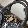69305c53f09edb6de4c4fd7e Top-Grade Full-Grain M21375 Lan Graphite Gray Keepall Bandoulière 50 Travel Bag