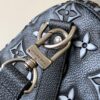 69305c55f09edb6de4c4fd81 Top-Grade Full-Grain M21375 Lan Graphite Gray Keepall Bandoulière 50 Travel Bag