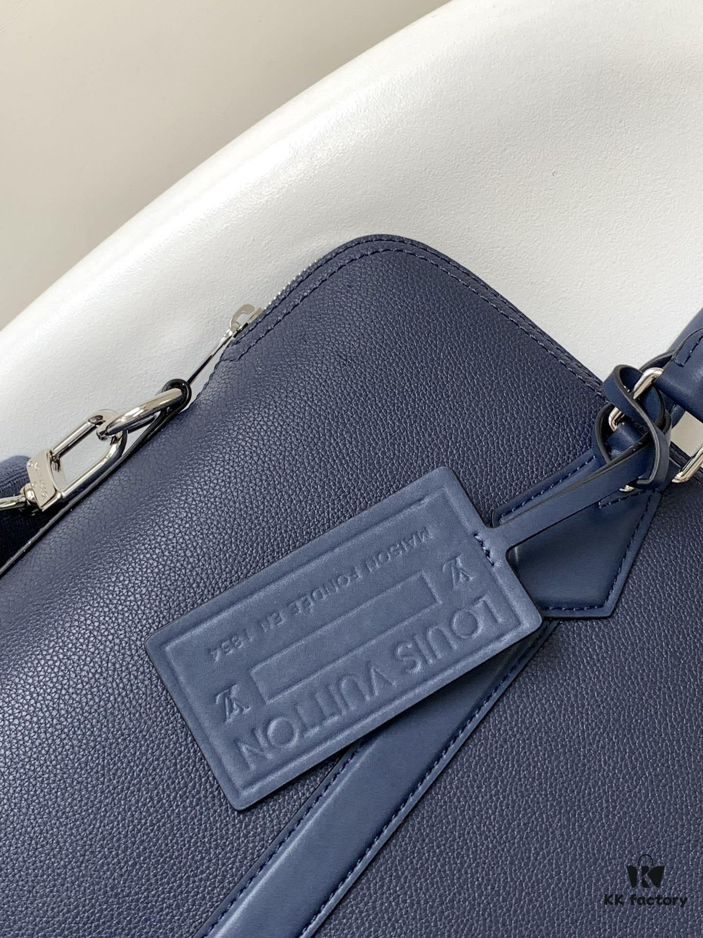 69305c61f09edb6de4c4fd99 M59159 Black M21440 Blue Top-Quality Original Surplus LV Aerogram Leather Briefcase