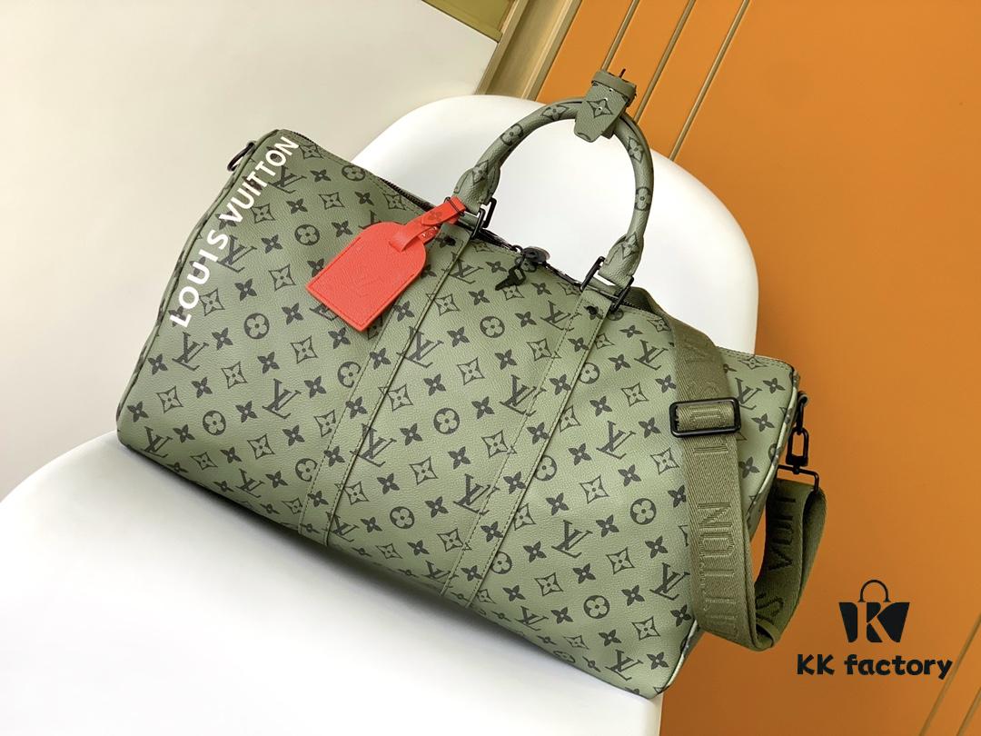 69305c68f09edb6de4c4fda6 M23962 Top-Quality Original Design Keepall Bandoulière 45 Travel Bag from the Monogram Tones Collection