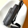 69305c6df09edb6de4c4fdaf Top Quality Original M46327 Black Flower Avenue Shoulder Bag Made from Damier Graphite Canvas