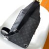 69305c70f09edb6de4c4fdb6 Top Quality Original M46327 Black Flower Avenue Shoulder Bag Made from Damier Graphite Canvas