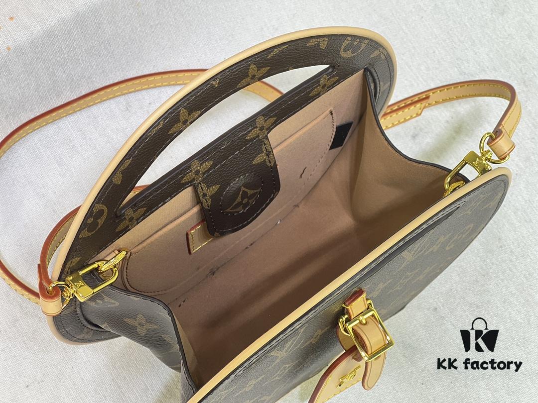 Around Me Handbag in Monogram Coated Canvas