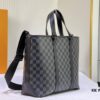 69305cc8f09edb6de4c4fe50 Upgraded Original Week-End Tote M45734 M45733 Louis Vuitton Classic Week-End Bag in Monogram Macassar Canvas
