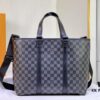 69305cc8f09edb6de4c4fe52 Upgraded Original Week-End Tote M45734 M45733 Louis Vuitton Classic Week-End Bag in Monogram Macassar Canvas
