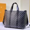 69305cc8f09edb6de4c4fe53 Upgraded Original Week-End Tote M45734 M45733 Louis Vuitton Classic Week-End Bag in Monogram Macassar Canvas