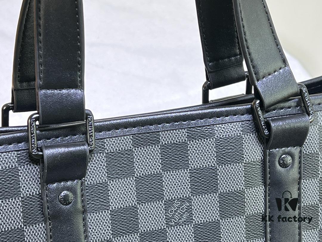 69305cc9f09edb6de4c4fe54 Upgraded Original Week-End Tote M45734 M45733 Louis Vuitton Classic Week-End Bag in Monogram Macassar Canvas