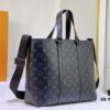 69305ccaf09edb6de4c4fe57 Upgraded Original Week-End Tote M45734 M45733 Louis Vuitton Classic Week-End Bag in Monogram Macassar Canvas with Exterior Phone Pocket