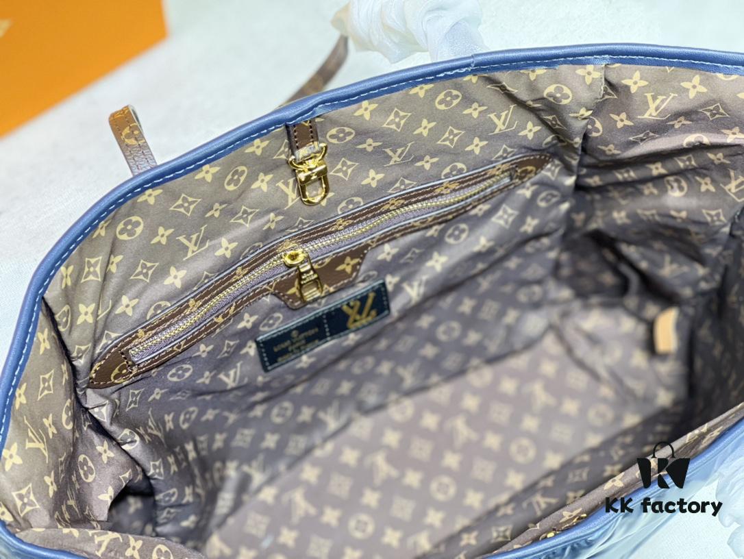 69305cd2f09edb6de4c4fe66 Upgraded Premium Quality M40995 M21090 Down Fabric Shopping Tote Bag Medium Louis Vuitton Reimagines the Iconic Neverfull Bag with Refined Interior Details