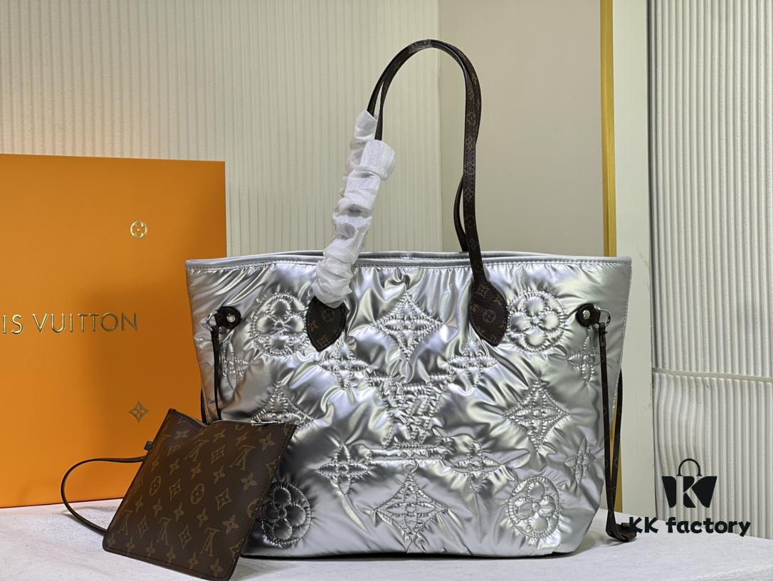 69305cd2f09edb6de4c4fe6c Upgraded Premium Quality M40995 M21090 Down-Filled Material Shopping Bag Medium Louis Vuitton Reimagines the Iconic Neverfull Tote