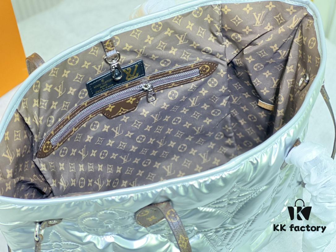 69305cd5f09edb6de4c4fe6f Upgraded Premium Quality M40995 M21090 Down-Filled Material Shopping Bag Medium Louis Vuitton Reimagines the Iconic Neverfull Tote