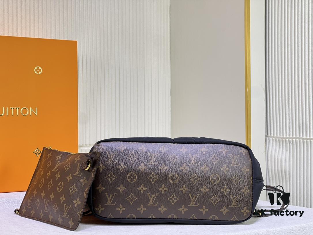69305cd7f09edb6de4c4fe76 Upgraded Premium Quality M40995 M21090 Down Fabric Medium Shopping Bag Louis Vuitton Reimagines the Iconic Neverfull Tote, Exploring Refined Interior Details