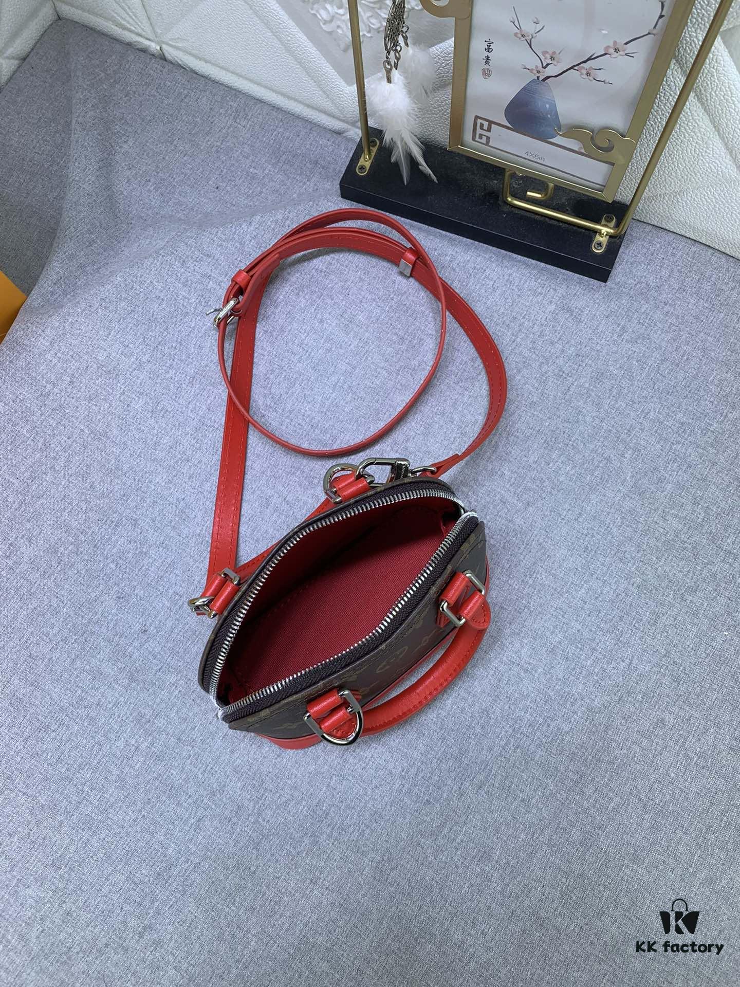 69305cfdf09edb6de4c4feba Upgraded Original 【Louis Vuitton Alma Nano Shell Bag】M82717 Monogram