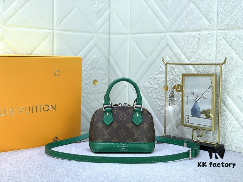 Upgraded Original Version [Alma Nano Shell Handbag] M82717 Old Flower