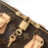 M46594 Pink M46222 Apricot M46234 Black [M45957 Black M45948 Red, Non-Adjustable Strap] - This Speedy Bandoulière 20 Handbag is crafted from Monogram canvas with cowhide leather trim and textile lining, continuing the iconic Louis Vuitton Speedy travel bag design in a compact size, featuring rolled leather handles and a detachable, adjustable fabric shoulder strap adorned with signature woven branding details
