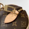 M46594 Pink M46222 Apricot M46234 Black [M45957 Black M45948 Red, Non-Adjustable Strap] - This Speedy Bandoulière 20 Handbag is crafted from Monogram canvas with cowhide leather trim and textile lining, continuing the iconic Louis Vuitton Speedy travel bag design in a compact size, featuring rolled leather handles and a detachable, adjustable fabric shoulder strap adorned with signature woven branding details