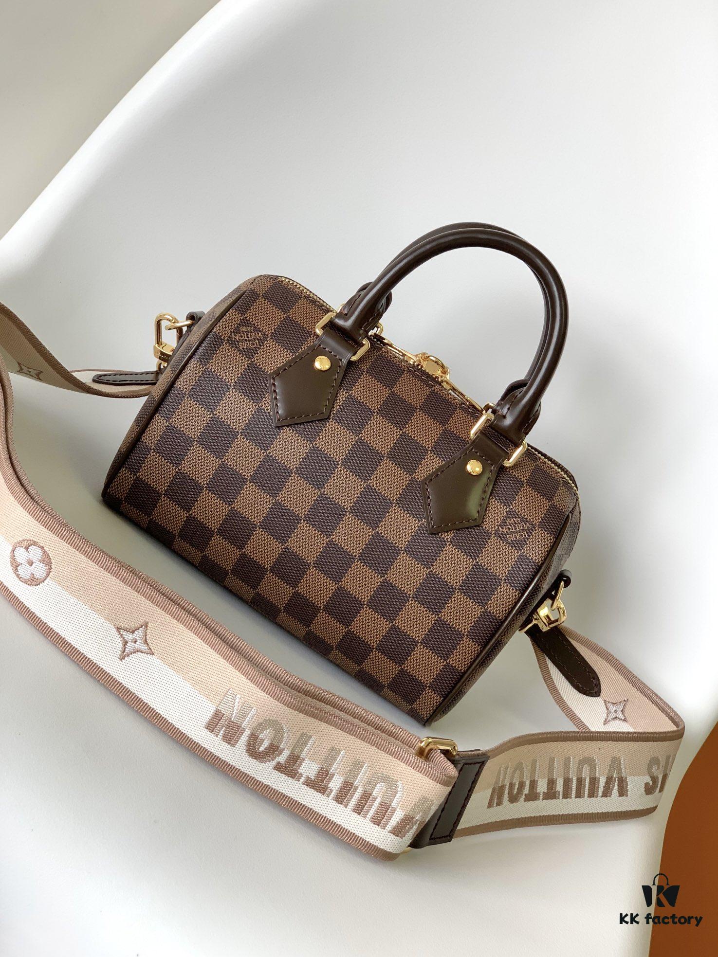 M40489 Ngai. M46594 Pink M46222 Apricot M46234 Black [M45957 Black M45948 Red, Shoulder Strap Not Adjustable] — This Speedy Bandoulière 20 Handbag