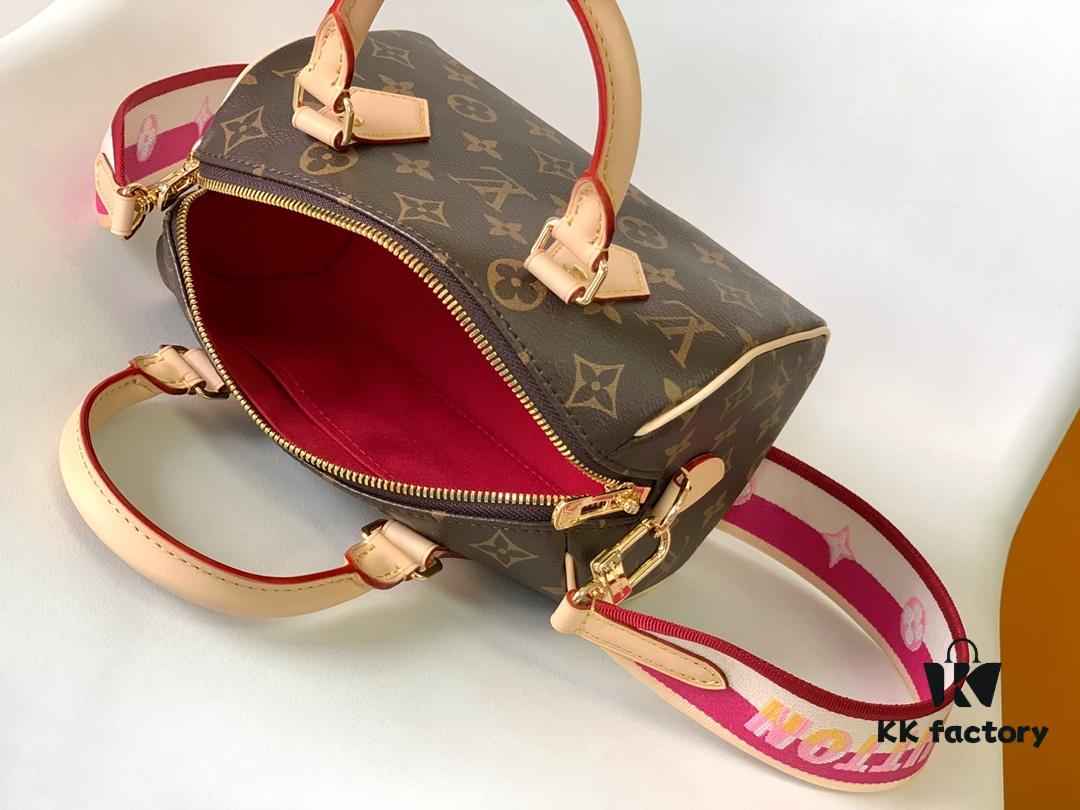 M46222 Beige M46234 Black [M45957 Black M45948 Red Adjustable Strap Not Available] ~ This Speedy Bandoulière 20 Handbag