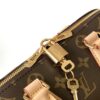 M46222 Beige M46234 Black [M45957 Black Adjustable Strap Not Available] ~ This Speedy Bandoulière 20 Handbag is crafted from Monogram canvas with cowhide leather trim and textile lining, continuing the iconic Louis Vuitton Speedy travel bag design in a compact size, featuring rolled leather handles and a detachable, adjustable fabric shoulder strap accented with signature woven branding details