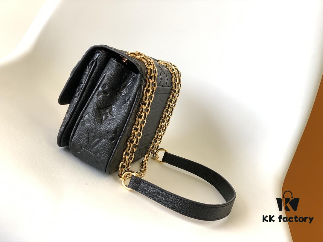 69305d30f09edb6de4c4ff12 Louis Vuitton Marceau Chain Bag in Black M46200, Gray M46199, and Cream White M46201