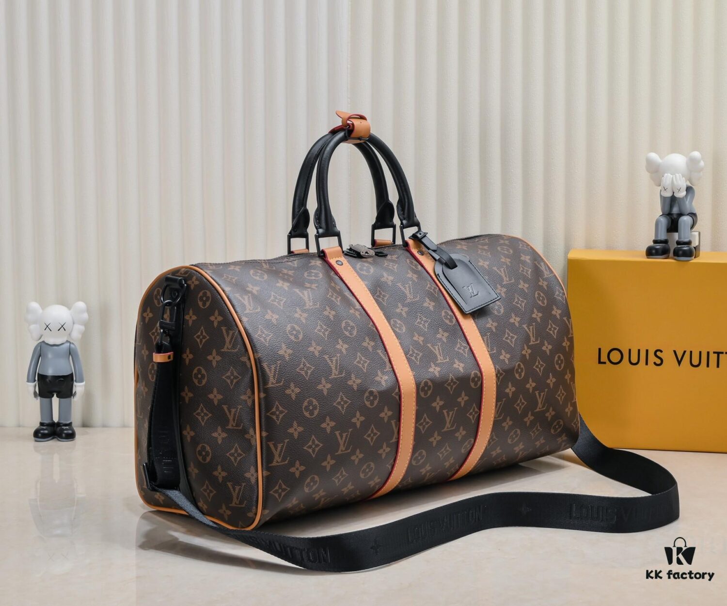 69305d3ef09edb6de4c4ff2a Exclusive Real Shot - Upgraded Version ‼️ M46703 M41416 Keepall Bandoulière 45 Travel Bag in Monogram Macassar Coated Canvas