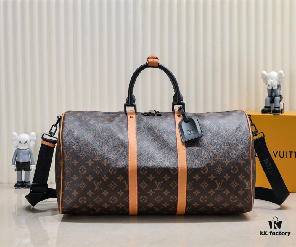 69305d3ff09edb6de4c4ff2b Exclusive Real Shot - Upgraded Version ‼️ M46703 M41416 Keepall Bandoulière 45 Travel Bag in Monogram Macassar Coated Canvas