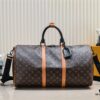 69305d3ff09edb6de4c4ff2b Exclusive Real Shot - Upgraded Version ‼️ M46703 M41416 Keepall Bandoulière 45 Travel Bag in Monogram Macassar Coated Canvas