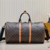 69305d44f09edb6de4c4ff34 Exclusive Real Shot - Upgraded Version ‼️ M46703 M41416 Keepall Bandoulière 45 Travel Bag in Monogram Macassar Coated Canvas