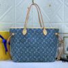 69305d52f09edb6de4c4ff4e Upgraded Original M40995 Medium Denim Jacquard Shopping Tote 💋💋 Louis Vuitton New Neverfull - A Fresh Interpretation of the Iconic Bag