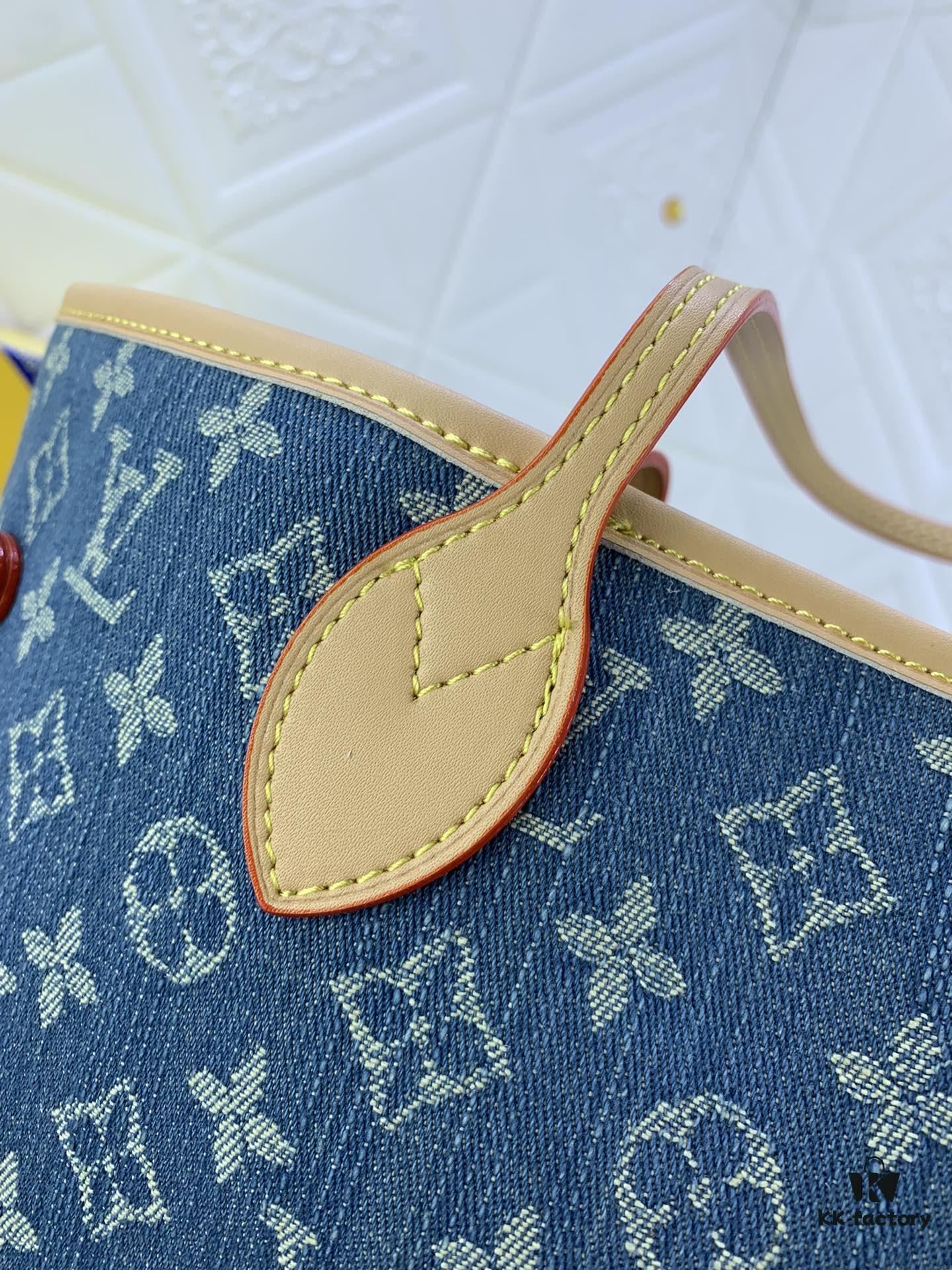 69305d54f09edb6de4c4ff53 Upgraded Original M40995 Medium Denim Jacquard Shopping Tote 💋💋 Louis Vuitton New Neverfull - A Fresh Interpretation of the Iconic Bag