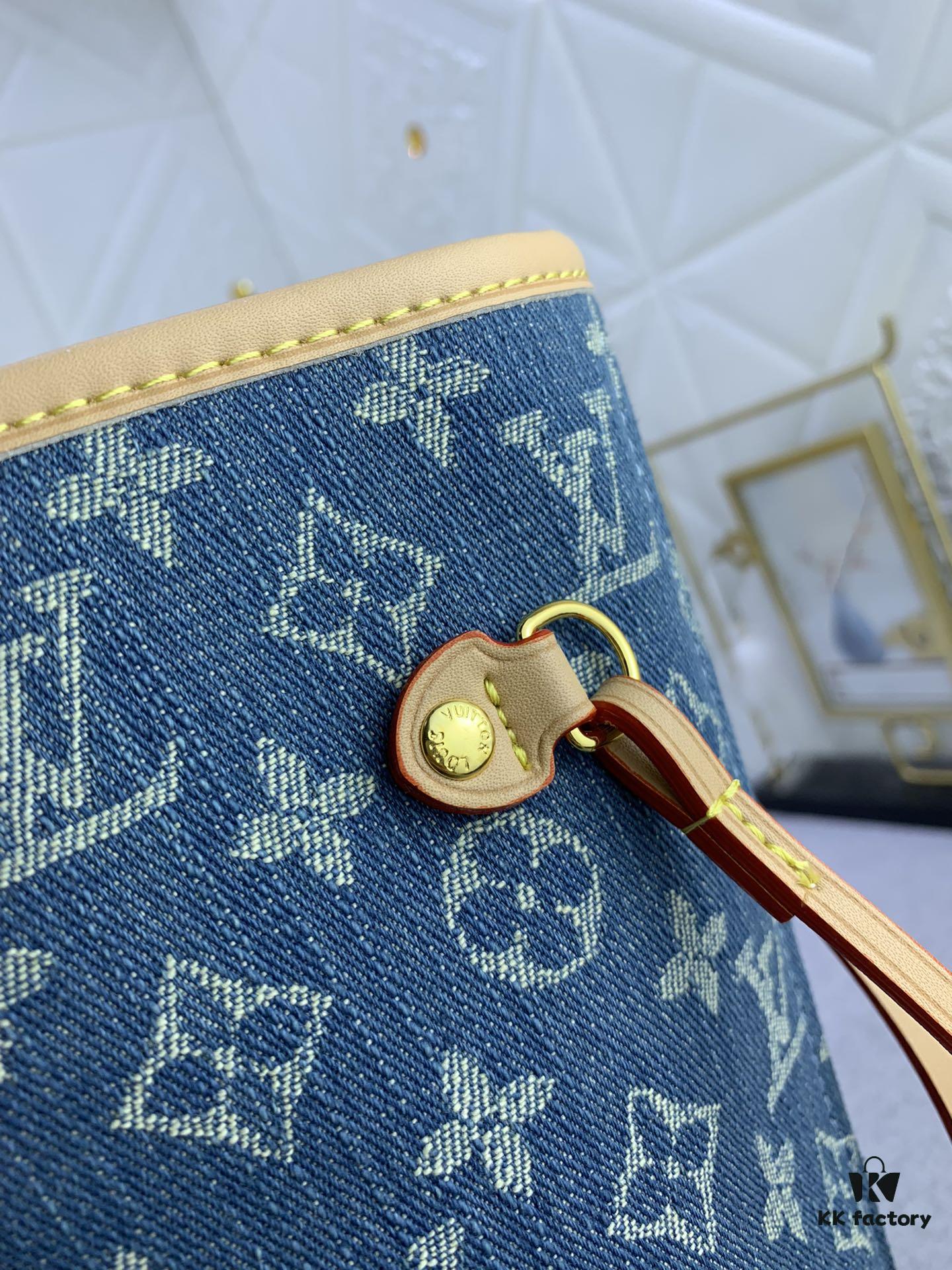 69305d55f09edb6de4c4ff54 Upgraded Original M40995 Medium Denim Jacquard Shopping Tote 💋💋 Louis Vuitton New Neverfull - A Fresh Interpretation of the Iconic Bag