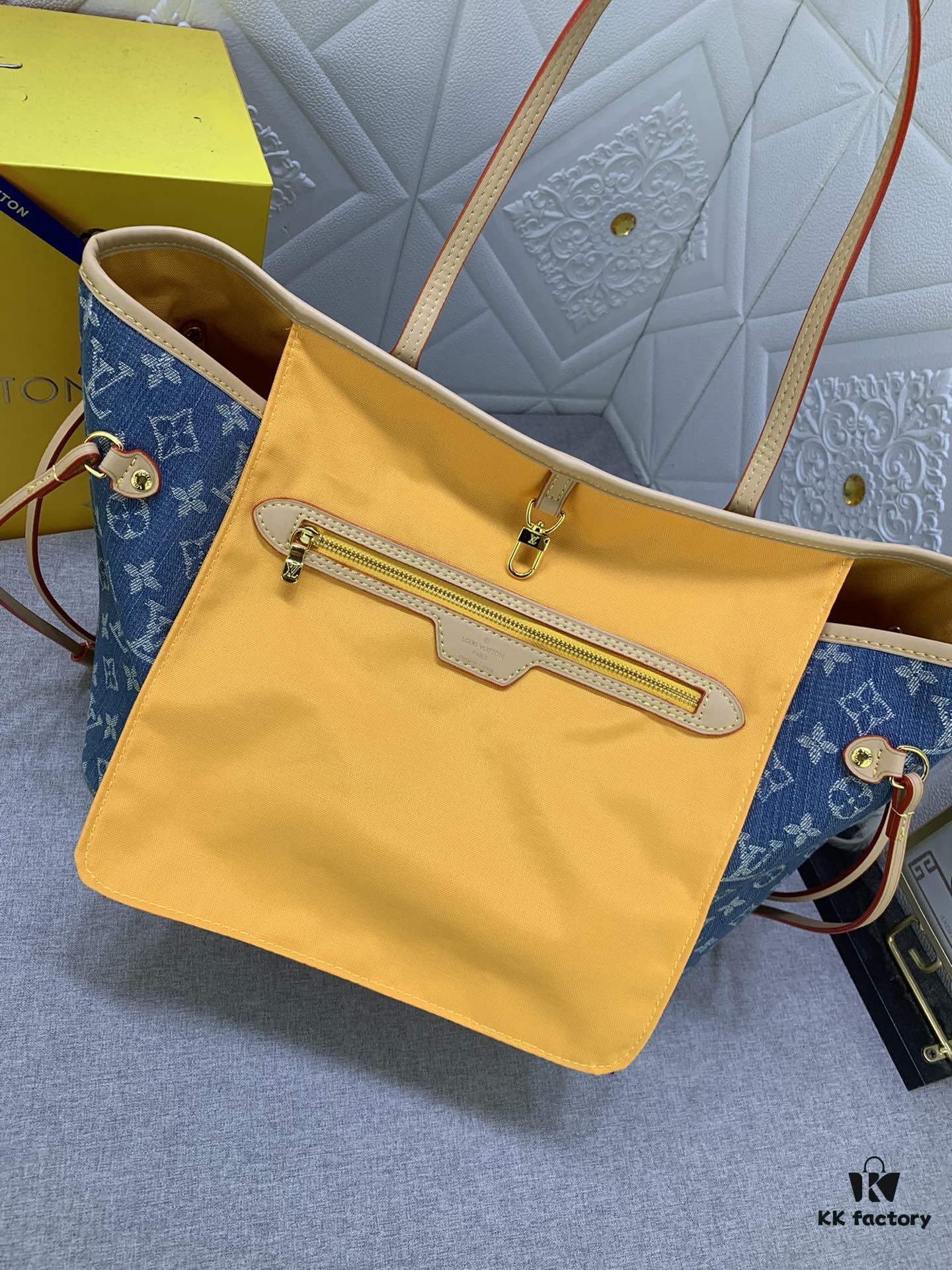69305d56f09edb6de4c4ff56 Upgraded Original M40995 Medium Denim Jacquard Shopping Tote 💋💋 Louis Vuitton New Neverfull - A Fresh Interpretation of the Iconic Bag