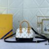 69305d57f09edb6de4c4ff57 Upgraded Original 【Louis Vuitton Alma Nano Shell Bag】M82717 Monogram M46895 White Flower