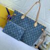 69305d58f09edb6de4c4ff5a Upgraded Original M40995 Medium Denim Jacquard Shopping Tote 💋💋 Louis Vuitton New Neverfull - A Fresh Interpretation of the Iconic Bag