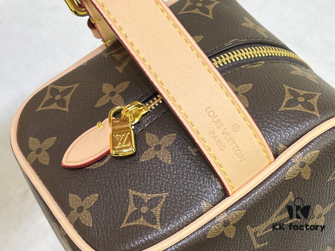 69305d60f09edb6de4c4ff6a Exclusive Real Photo M83113 Black Flower M83112 Aged Flower Brand New Locker Dopp Kit