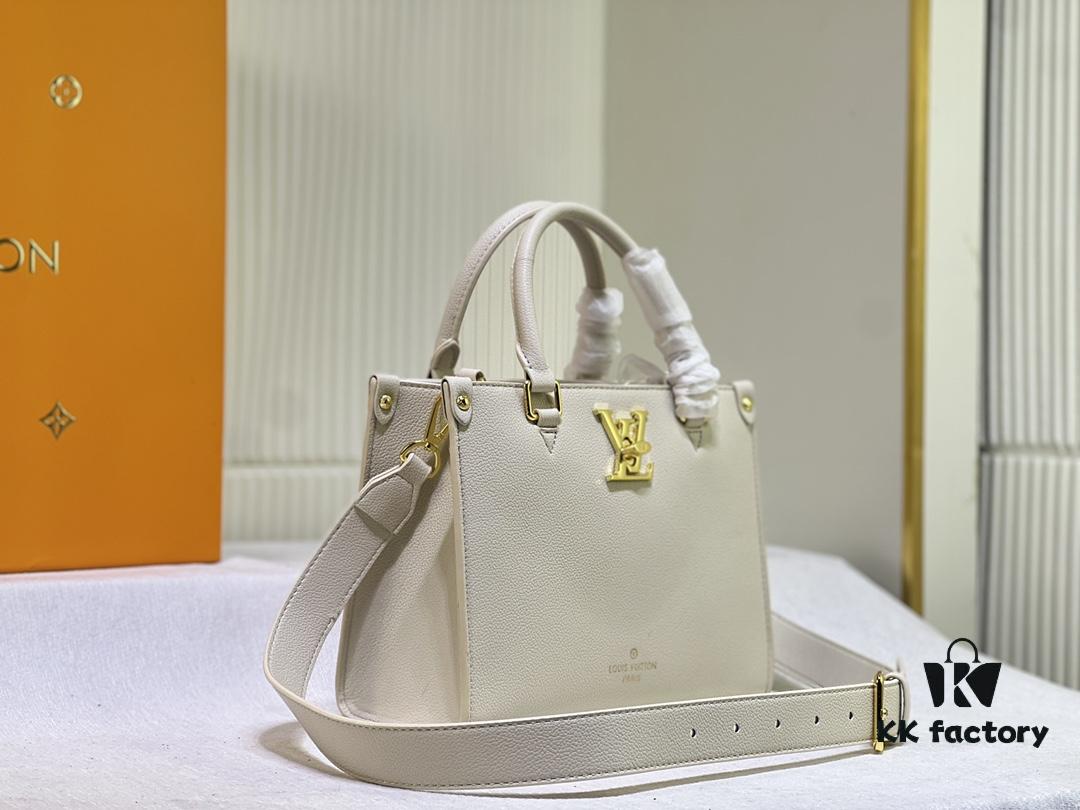 69305d6cf09edb6de4c4ff83 M22311 Black M23637 Beige Top-Quality Original Stock The Lock & Go Handbag Expresses Contemporary Style Through Fashion-Forward Design and Refined Details