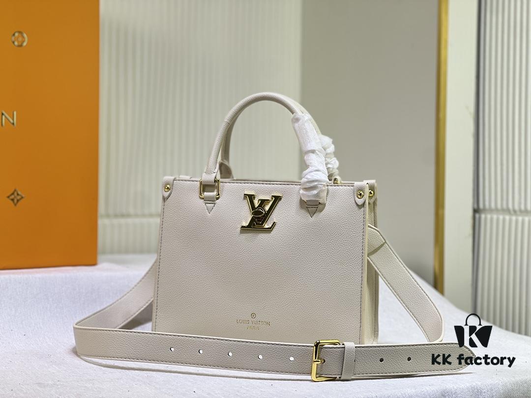 69305d6ef09edb6de4c4ff87 M22311 Black M23637 Beige Top-Quality Original Stock The Lock & Go Handbag Expresses Contemporary Style Through Fashion-Forward Design and Refined Details