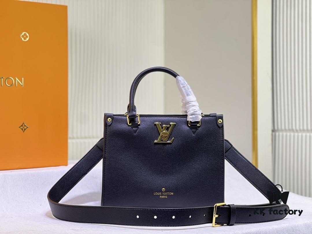 69305d72f09edb6de4c4ff8e M22311 Black M23637 Beige Top-Quality Original Stock Lock & Go Handbag