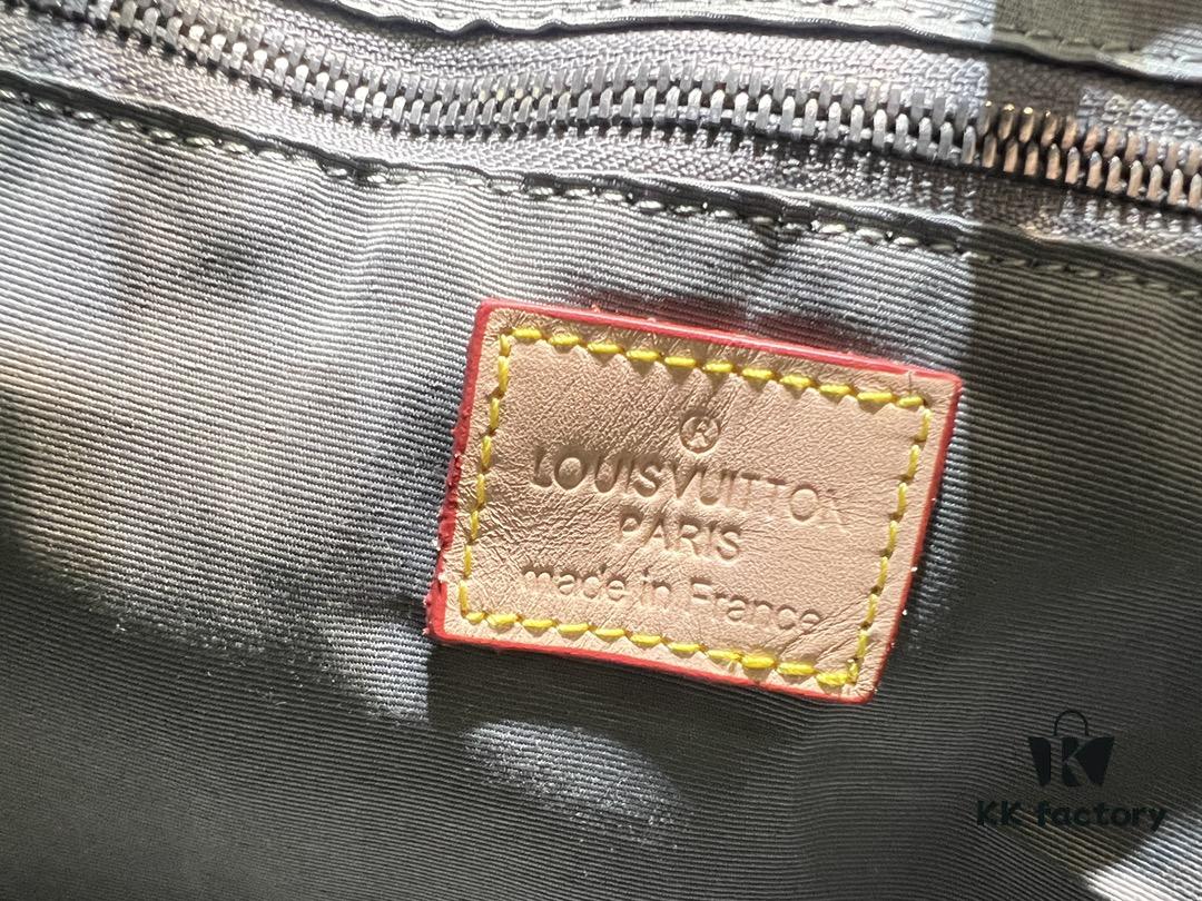 69305d79f09edb6de4c4ff9d New Arrival 😍😍 High-End Quality 👍 Original Keepall 50 Travel Duffel Bag, Special Edition Design Inspired by the 2018-19 Men's Fashion Show. Grey Monogram Titanium Canvas Body with Natural Cowhide Trims, Textile Handles and Detachable Leather Shoulder Strap Embossed with Louis Vuitton Logo. Model No.: 43886 43885 Size: 50x29x23