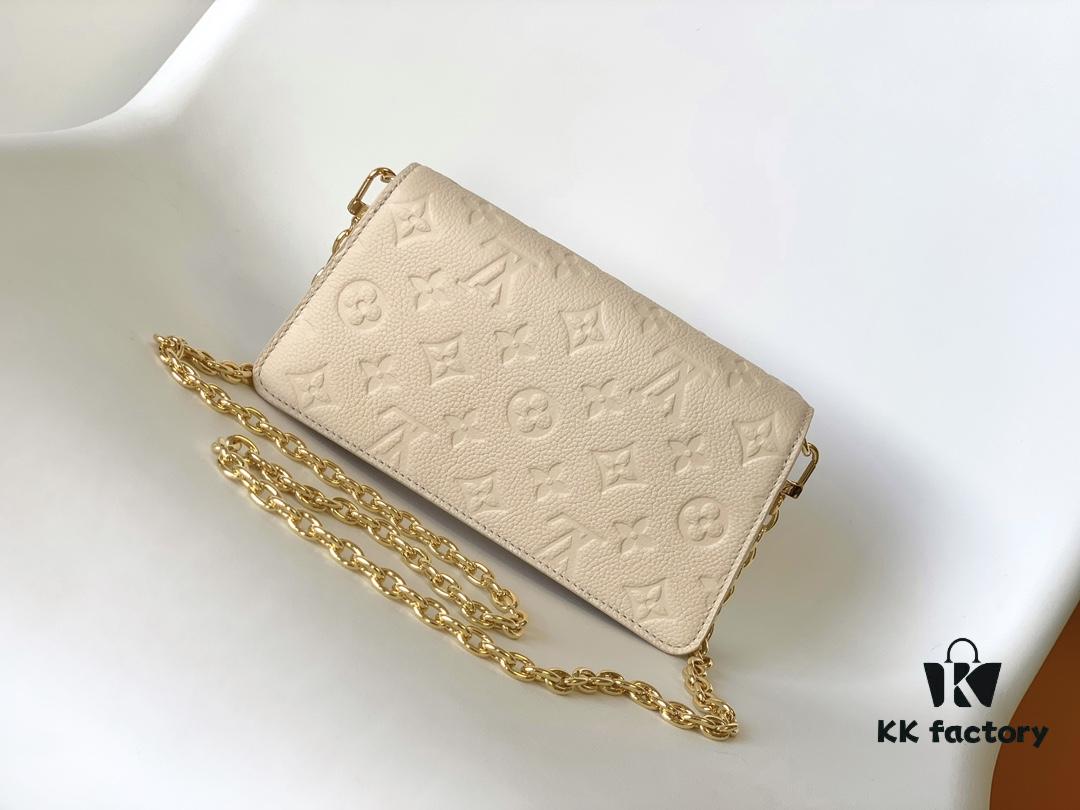 69305d8ef09edb6de4c4ffc0 Wallet On Chain Metis Chain Bag in Grainy Mjs Monogram Empreinte Leather, Black M82637 and White M82836
